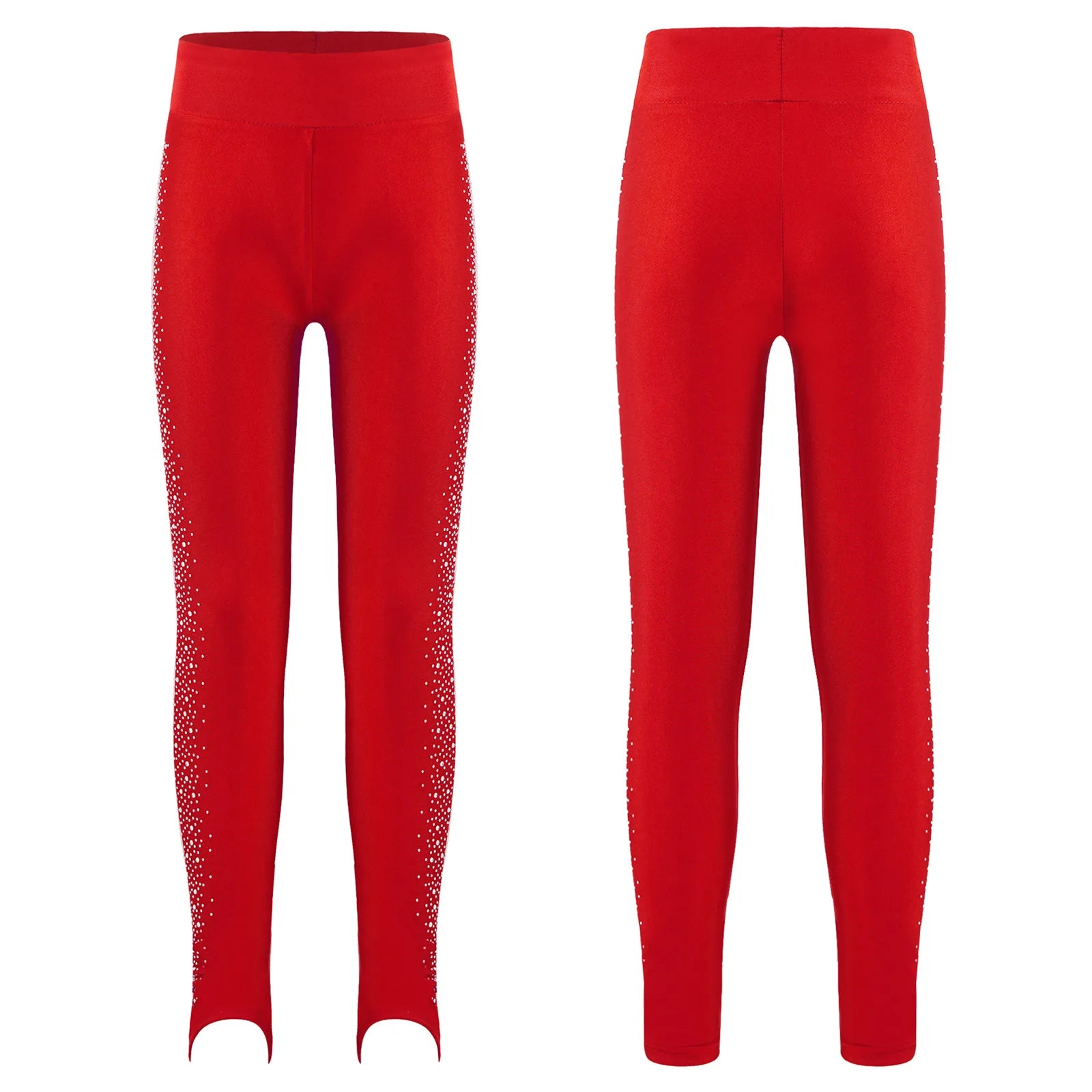 Rhinestones Skate Cover Leggings