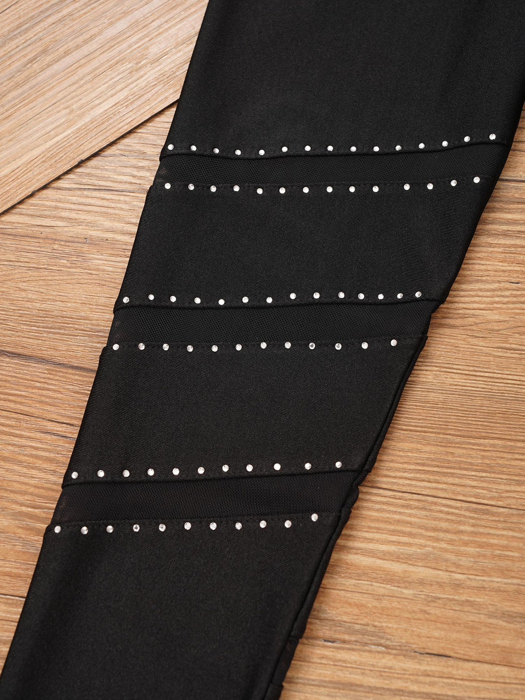 Rhinestones Skate Cover Leggings