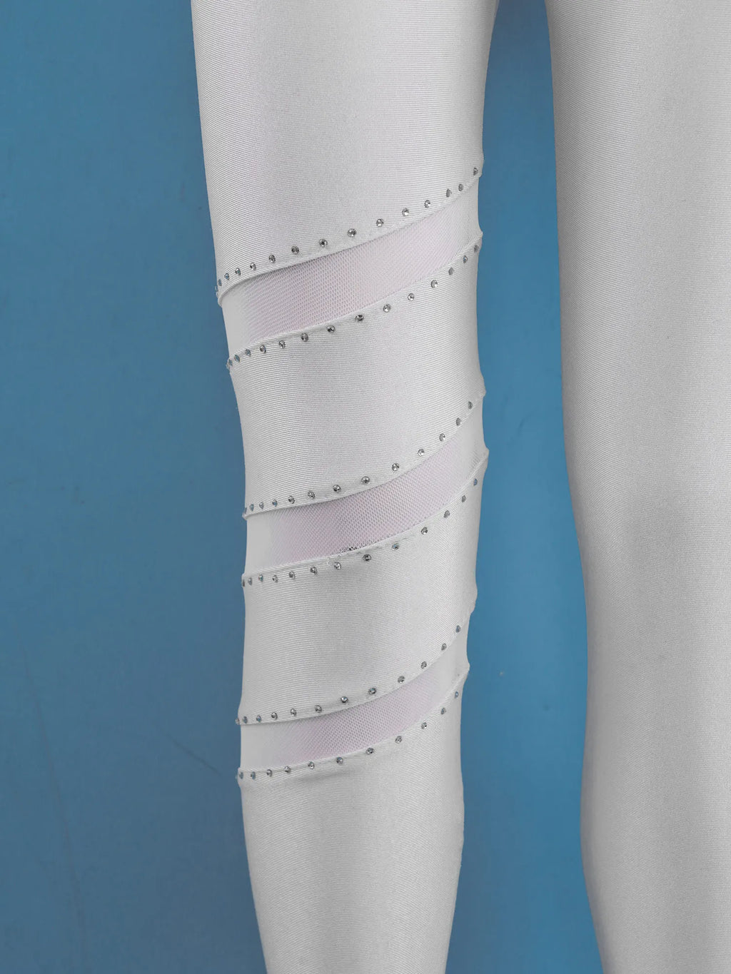 Rhinestones Skate Cover Leggings