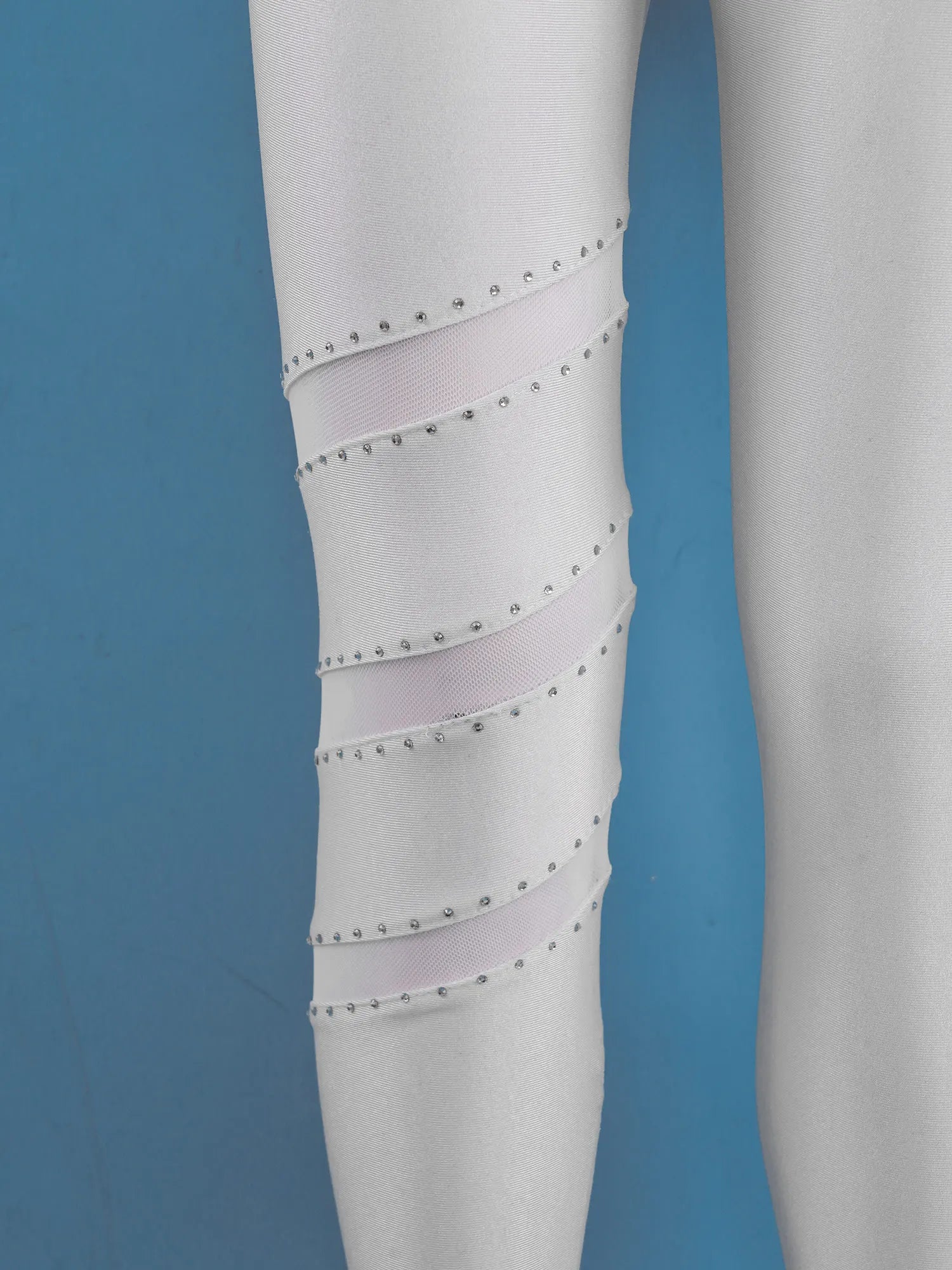 Rhinestones Skate Cover Leggings