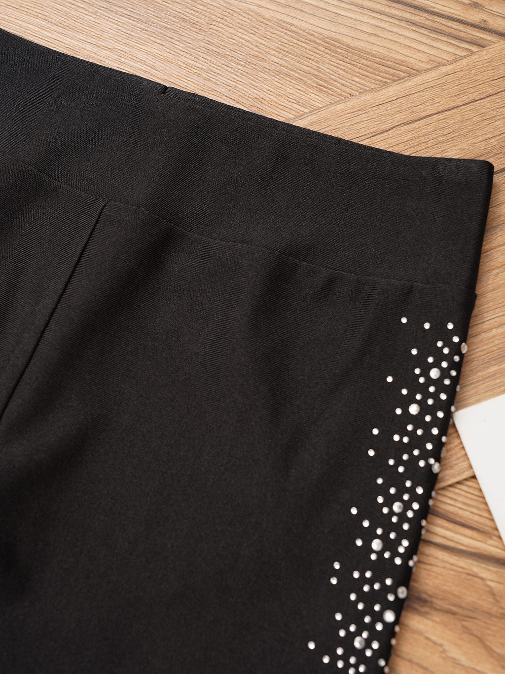 Rhinestones Skate Cover Leggings