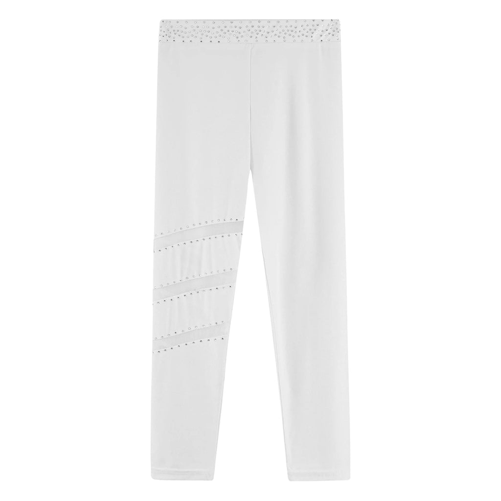 Rhinestones Skate Cover Leggings