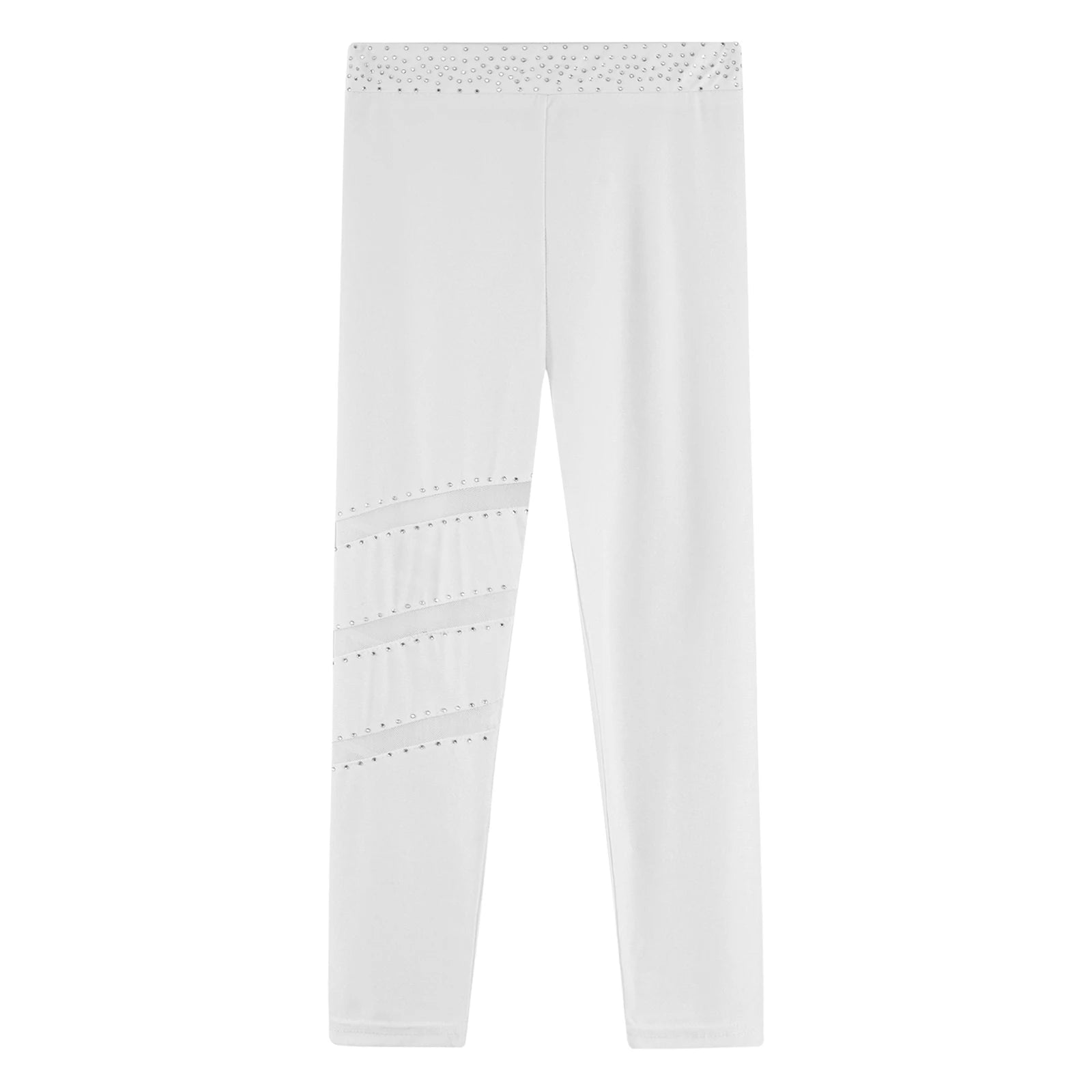 Rhinestones Skate Cover Leggings