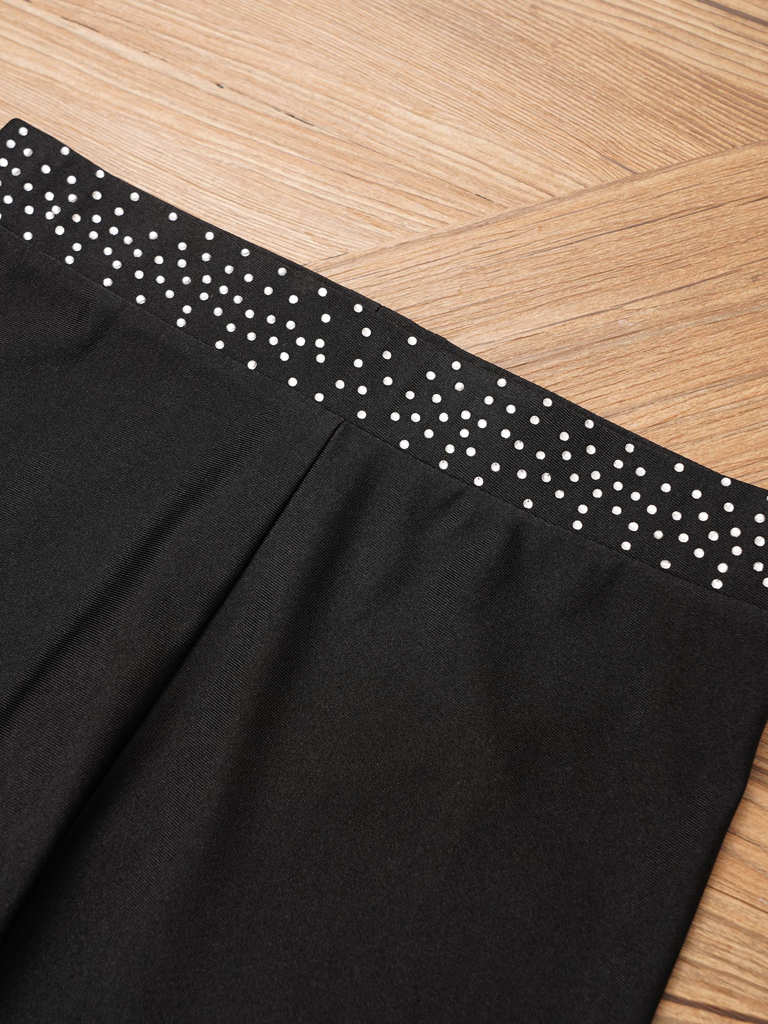 Rhinestones Skate Cover Leggings