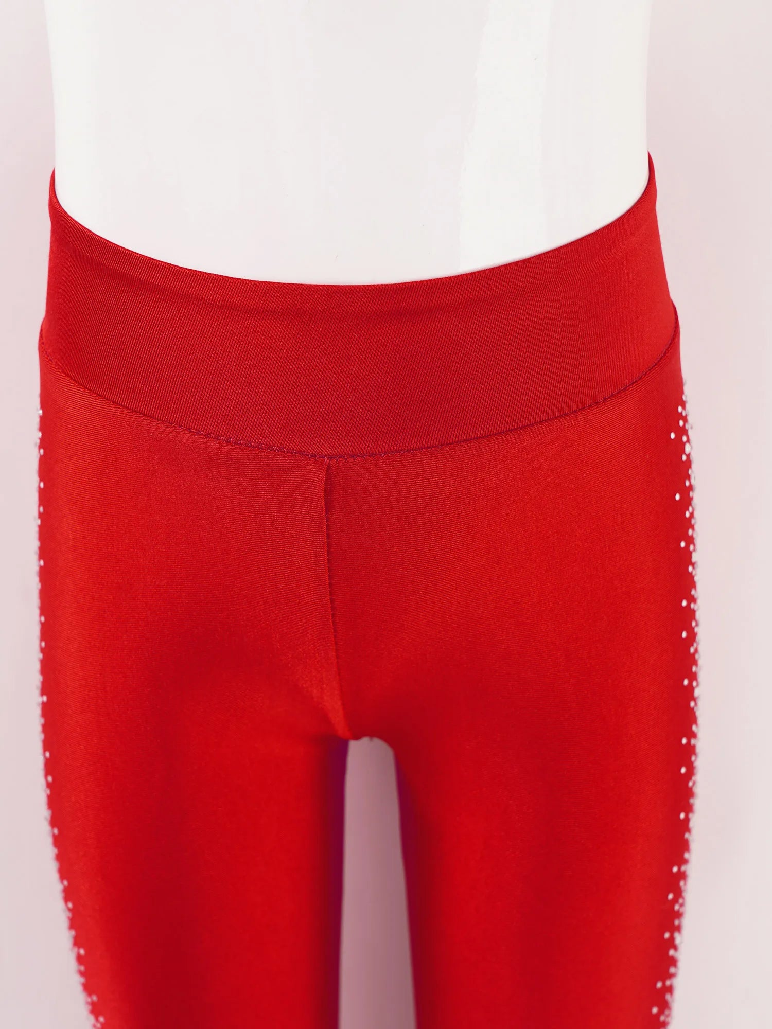 Rhinestones Skate Cover Leggings