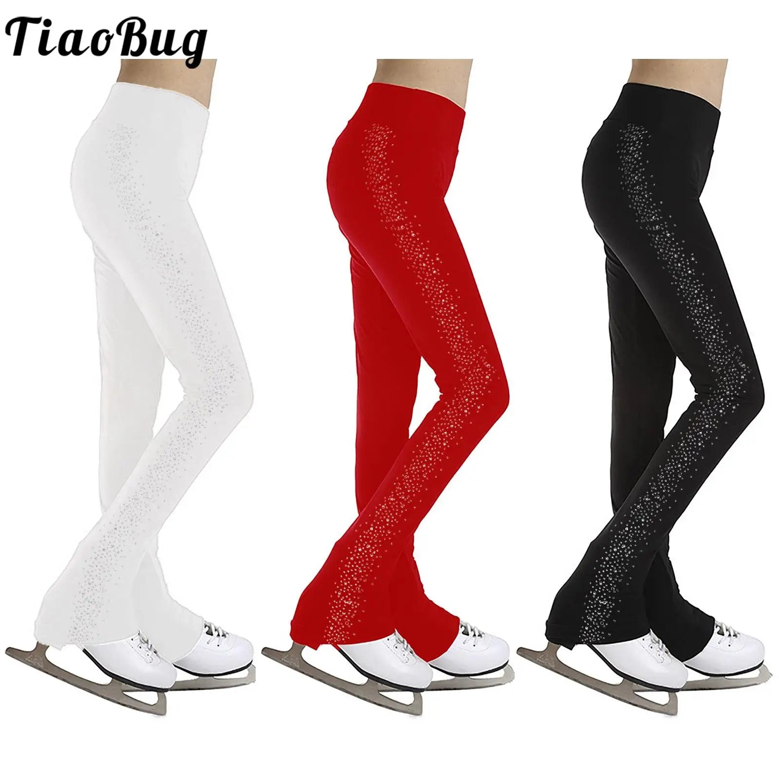 Rhinestones Skate Cover Leggings