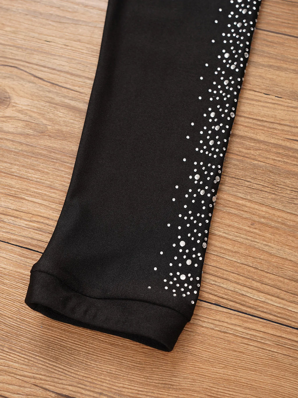 Rhinestones Skate Cover Leggings