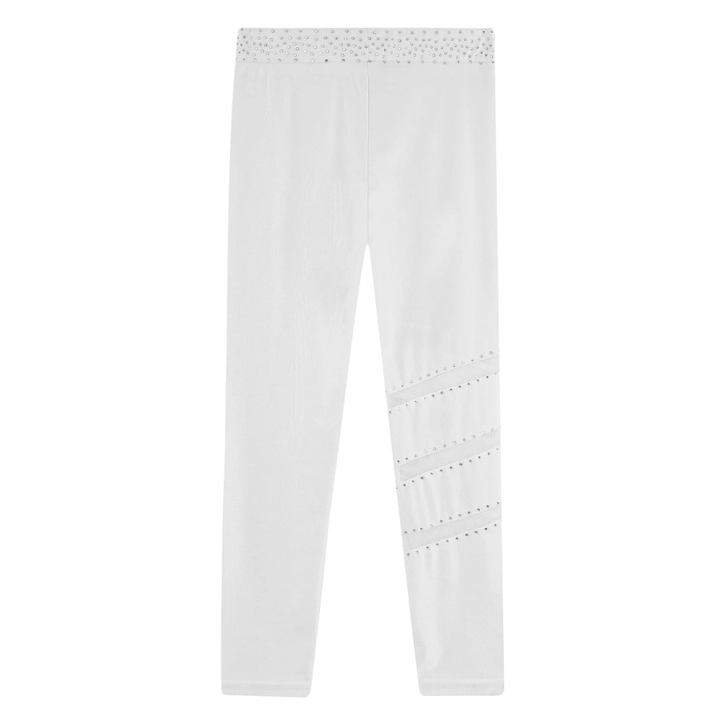 Rhinestones Skate Cover Leggings