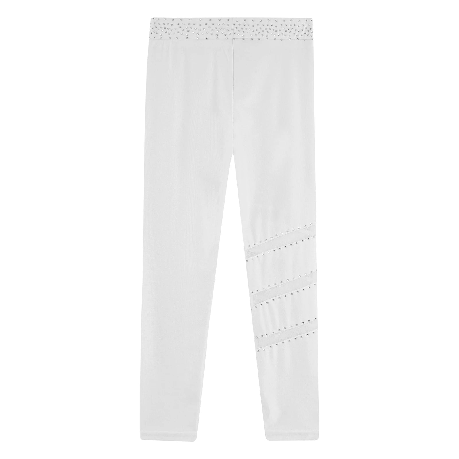 Rhinestones Skate Cover Leggings