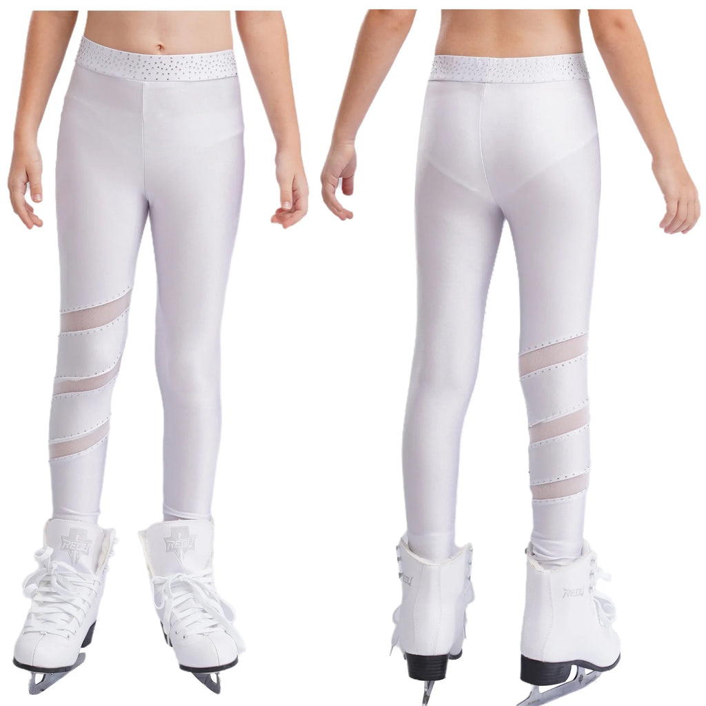 Rhinestones Skate Cover Leggings